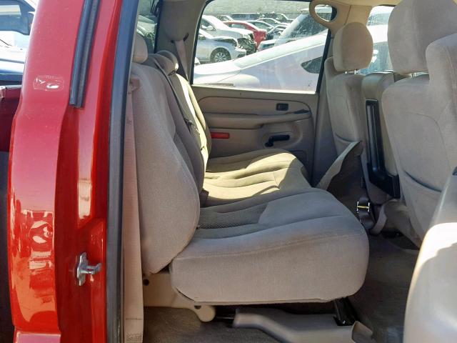 2GCEK13T641357415 - 2004 CHEVROLET SILVERADO RED photo 6