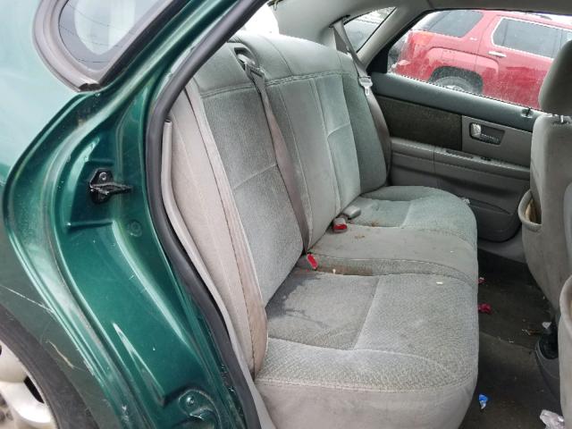 1FAFP5222YA212976 - 2000 FORD TAURUS LX GREEN photo 6