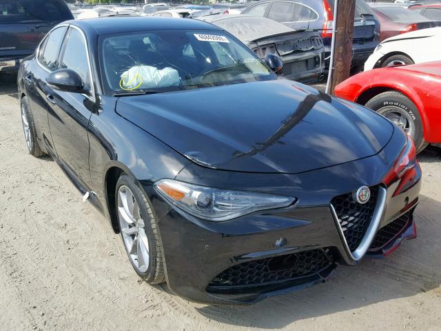 ZARFAEBN3H7553926 - 2017 ALFA ROMEO GIULIA BLACK photo 1