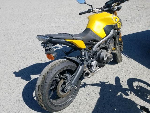 JYARN33EXFA005920 - 2015 YAMAHA FZ09 YELLOW photo 4