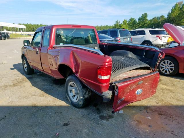 1FTYR14U16PA12766 - 2006 FORD RANGER SUP RED photo 3