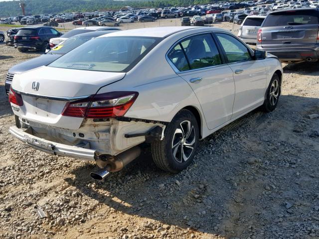 1HGCR2F3XHA069706 - 2017 HONDA ACCORD LX WHITE photo 4