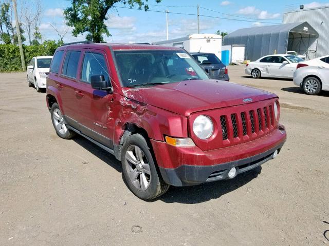 1C4NJPAB8CD615386 - 2012 JEEP PATRIOT RED photo 1