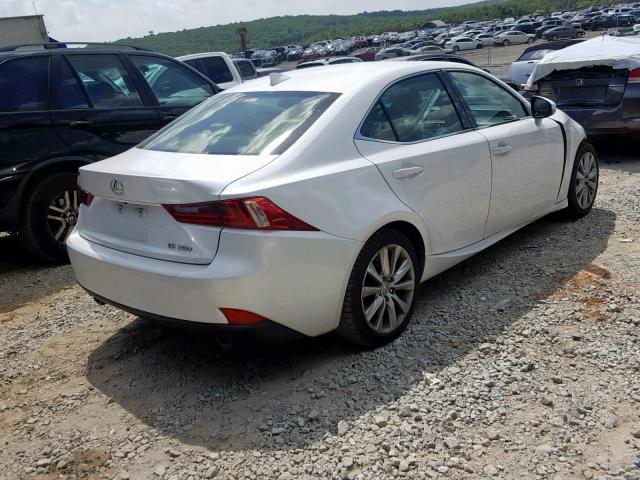 JTHBF1D21F5060758 - 2015 LEXUS IS 250 WHITE photo 4