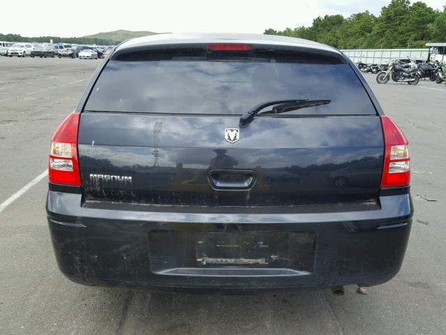 2D4FV47T96H263162 - 2006 DODGE MAGNUM SE BLACK photo 9