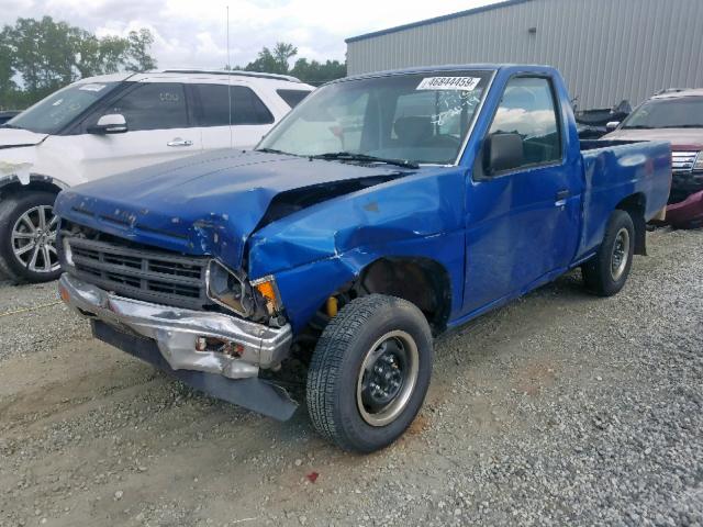 1N6SD11SXNC353299 - 1992 NISSAN TRUCK SHOR BLUE photo 2