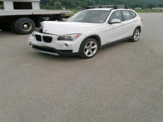 WBAVM5C56DVV90533 - 2013 BMW X1 XDRIVE3 WHITE photo 2
