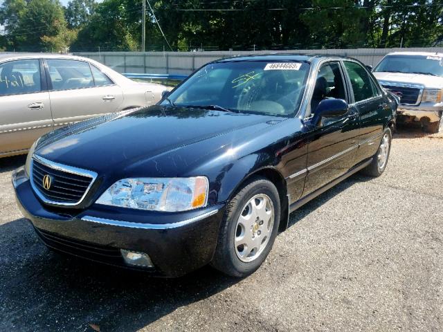 JH4KA96531C002885 - 2001 ACURA 3.5RL BLACK photo 2