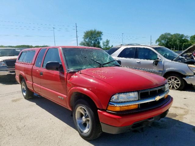 1GCCS19WX28133695 - 2002 CHEVROLET S TRUCK S1 RED photo 1