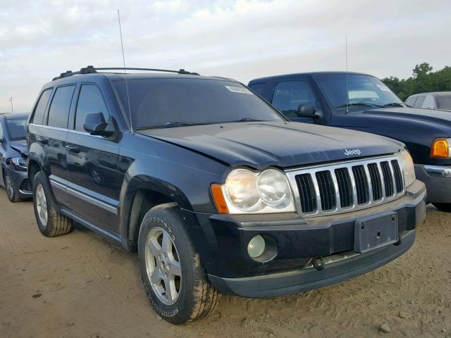 1J8HR58275C551827 - 2005 JEEP GRAND CHER BLACK photo 1