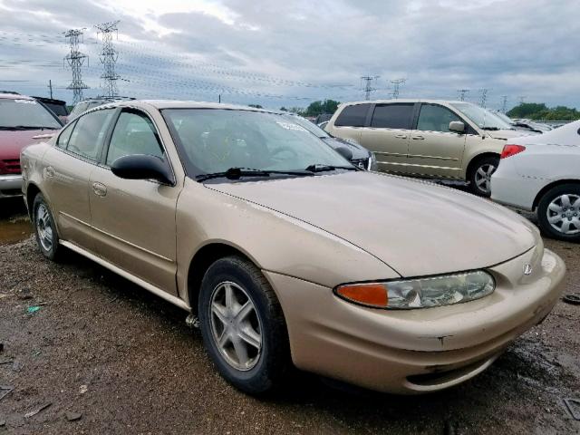 1G3NL52E34C187547 - 2004 OLDSMOBILE ALERO GL GOLD photo 1