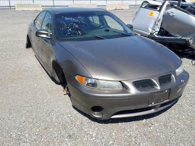 1G2WP52K72F287827 - 2002 PONTIAC GRAND PRIX GRAY photo 1