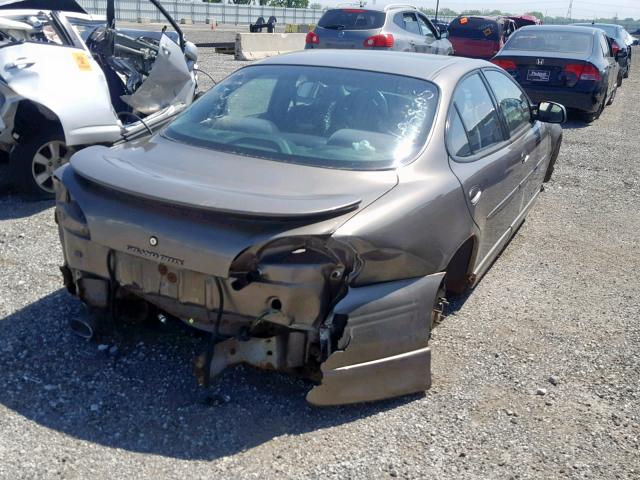 1G2WP52K72F287827 - 2002 PONTIAC GRAND PRIX GRAY photo 4