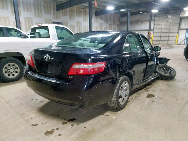 4T1BE46K29U308332 - 2009 TOYOTA CAMRY BASE BLACK photo 4