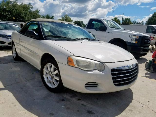 1C3EL75R94N414081 - 2004 CHRYSLER SEBRING GT WHITE photo 1