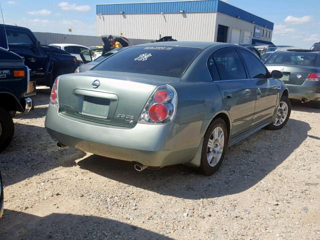 1N4BL11D55C195435 - 2005 NISSAN ALTIMA SE GREEN photo 4