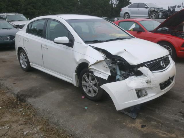 3N1AB6AP2BL639826 - 2011 NISSAN SENTRA 2.0 WHITE photo 1