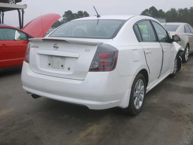 3N1AB6AP2BL639826 - 2011 NISSAN SENTRA 2.0 WHITE photo 4