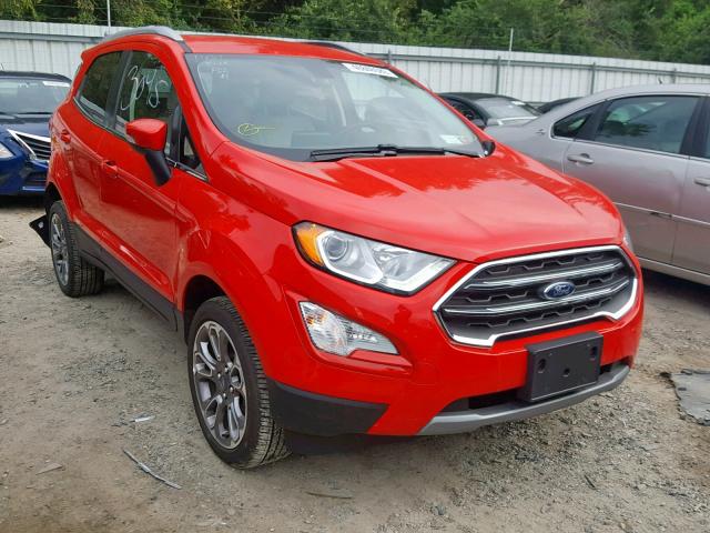 MAJ6S3KL6KC291737 - 2019 FORD ECOSPORT T RED photo 1