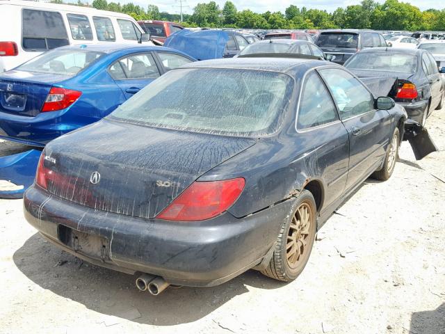 19UYA2252XL005795 - 1999 ACURA 3.0CL Czarny zdjęcie 4