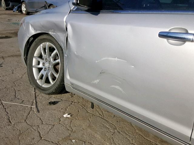 1G1ZK57B69F107644 - 2009 CHEVROLET MALIBU LTZ ვერცხლისფერი ფოტო 10