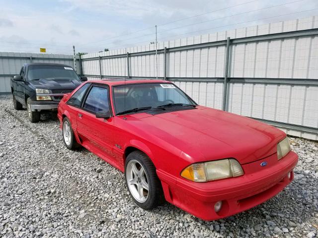 1FACP42E1MF101002 - 1991 FORD MUSTANG GT RED photo 1