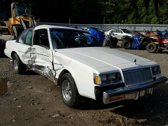 1G4GM47YXGP230972 - 1986 BUICK REGAL LIMI WHITE photo 1