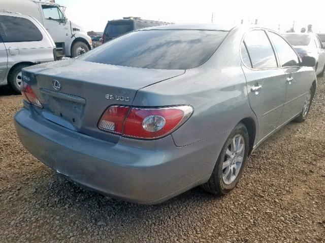 JTHBF30G230103087 - 2003 LEXUS ES 300 GRAY photo 4