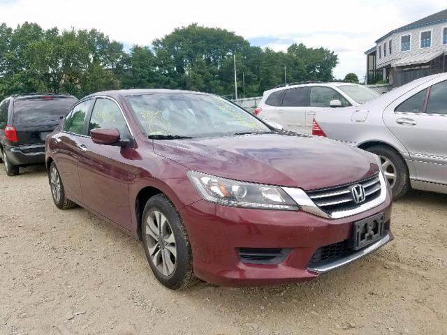 1HGCR2F32DA065997 - 2013 HONDA ACCORD LX BURGUNDY photo 1