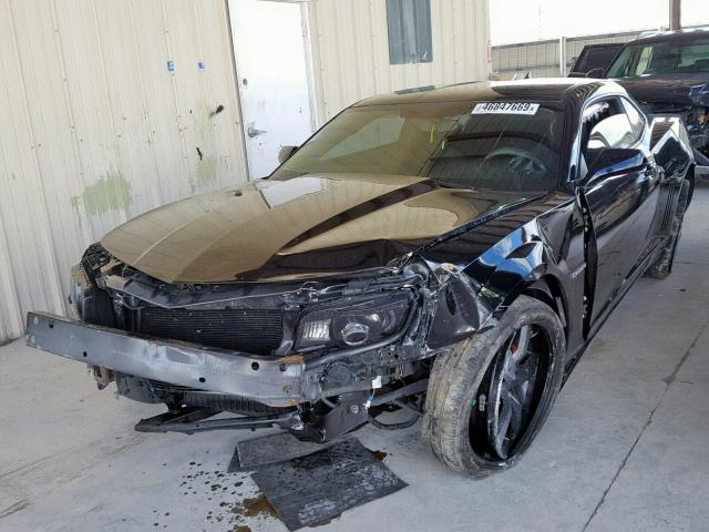 2G1FA1ED0B9204999 - 2011 CHEVROLET CAMARO LS BLACK photo 2