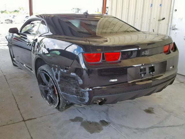 2G1FA1ED0B9204999 - 2011 CHEVROLET CAMARO LS BLACK photo 3