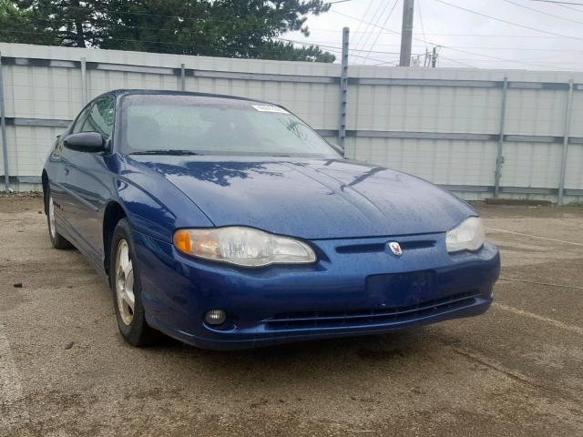 2G1WX12K139156609 - 2003 CHEVROLET MONTE CARL BLUE photo 1