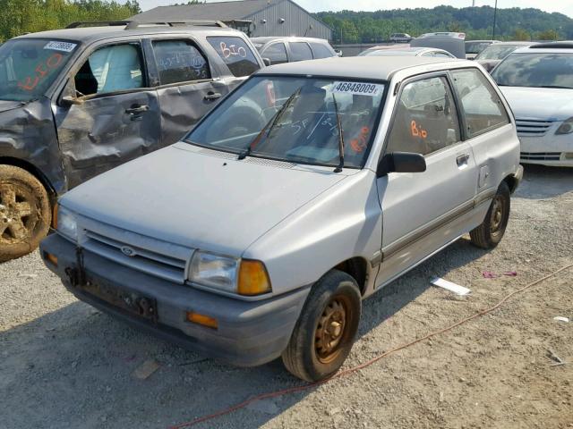 KNJBT06K0K6159087 - 1989 FORD FESTIVA L SILVER photo 2