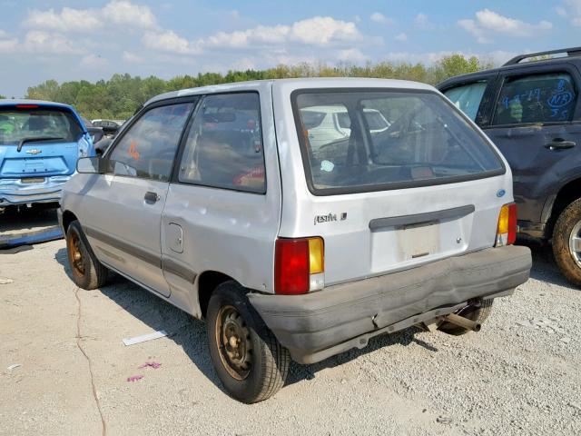 KNJBT06K0K6159087 - 1989 FORD FESTIVA L SILVER photo 3