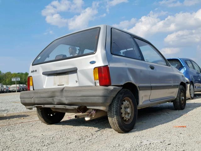 KNJBT06K0K6159087 - 1989 FORD FESTIVA L SILVER photo 4