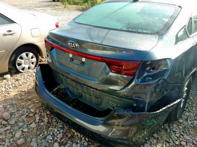 3KPF24AD0KE073781 - 2019 KIA FORTE FE CHARCOAL photo 9