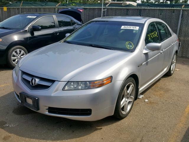 19UUA66276A033849 - 2006 ACURA 3.2TL SILVER photo 2