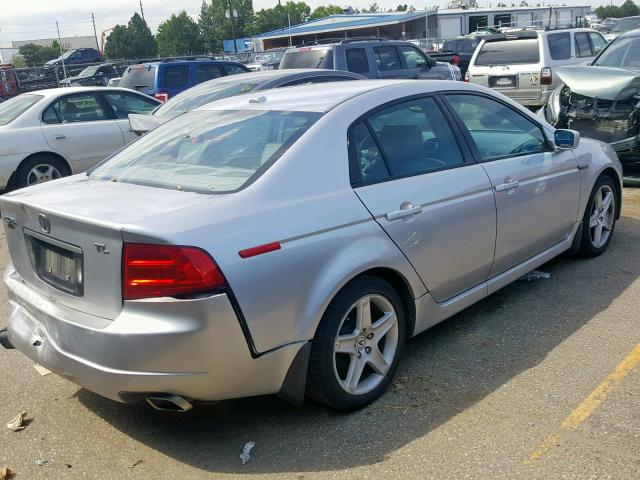 19UUA66276A033849 - 2006 ACURA 3.2TL SILVER photo 4