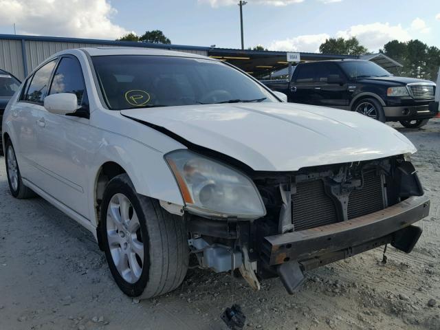 1N4BA41E27C847415 - 2007 NISSAN MAXIMA SE WHITE photo 1