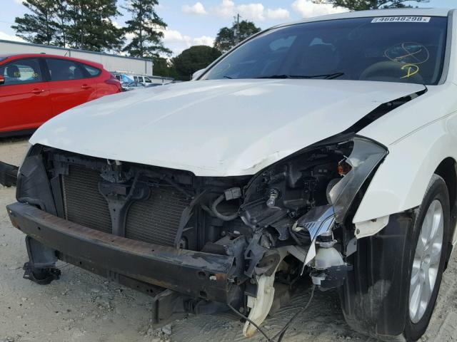 1N4BA41E27C847415 - 2007 NISSAN MAXIMA SE WHITE photo 9