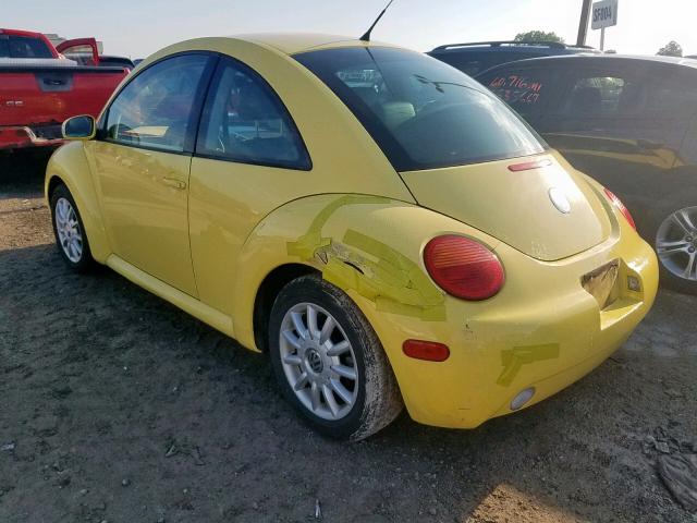 3VWCK21CX4M403074 - 2004 VOLKSWAGEN NEW BEETLE Sarı foto 3