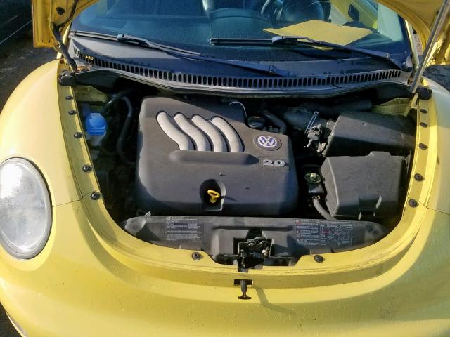3VWCK21CX4M403074 - 2004 VOLKSWAGEN NEW BEETLE Sarı foto 7