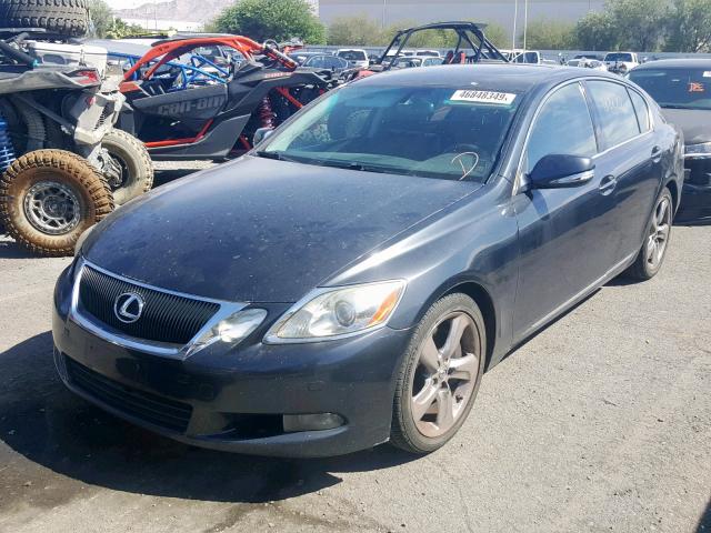 JTHBL96S885000466 - 2008 LEXUS GS 460 GRAY photo 2