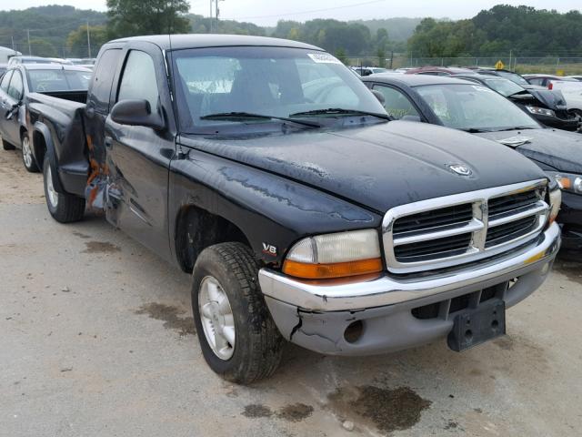 1B7GG22Y7XS281446 - 1999 DODGE DAKOTA BLACK photo 1