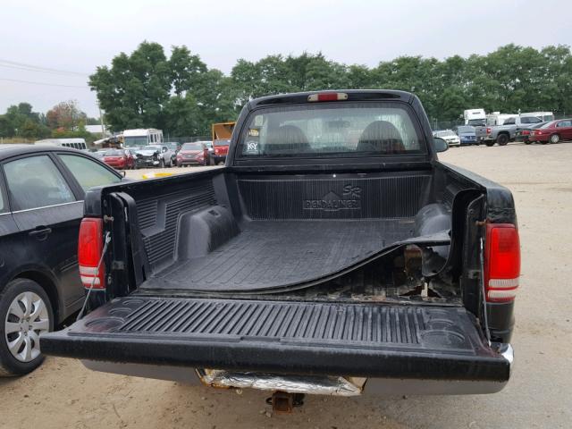 1B7GG22Y7XS281446 - 1999 DODGE DAKOTA BLACK photo 6