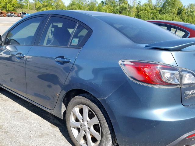 JM1BL1VFXB1441747 - 2011 MAZDA 3 I TEAL photo 9