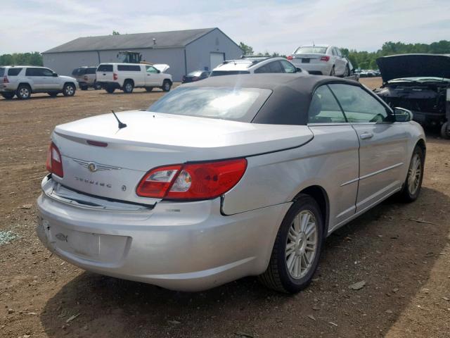 1C3LC55R18N675691 - 2008 CHRYSLER SEBRING TO SILVER photo 4