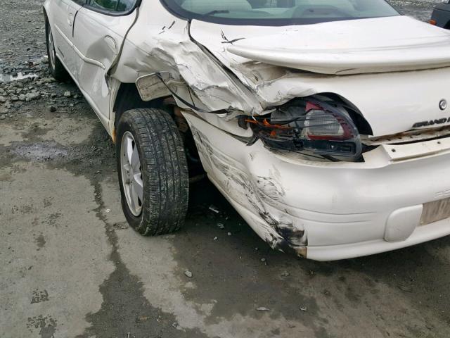 1G2WK52J72F251478 - 2002 PONTIAC GRAND PRIX WHITE photo 9