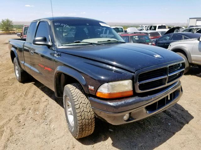 1B7GG23Y1VS242508 - 1997 DODGE DAKOTA BLACK photo 1