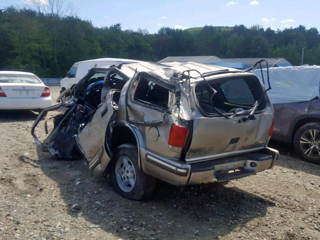 1GNDT13W4W2295297 - 1998 CHEVROLET BLAZER GRAY photo 3